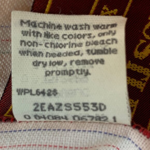 Rustler Mens Western Shirt X-Long Tails Size 16 32/33 pink Striped Snap - Picture 6 of 10